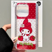 Load image into Gallery viewer, My Melody Strawberry iPhone Case with Chain