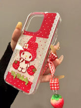 Load image into Gallery viewer, My Melody Strawberry iPhone Case with Chain