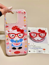 Load image into Gallery viewer, Hello Kitty Wears Glass MagSafe iPhone Case
