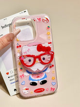 Load image into Gallery viewer, Hello Kitty Wears Glass MagSafe iPhone Case