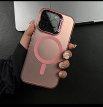 Load image into Gallery viewer, Frosted Removable Magsafe Grip iPhone Case