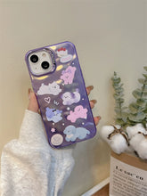 Load image into Gallery viewer, Purple Laser Puppy iPhone Case