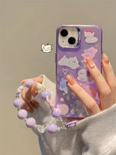 Load image into Gallery viewer, Purple Laser Puppy iPhone Case