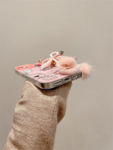 Load image into Gallery viewer, Pinky Flower iPhone Case with Bow Beau Charm