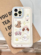 Load image into Gallery viewer, Puppy Party iPhone Case with Holder