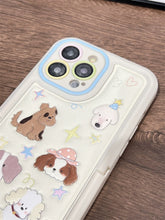 Load image into Gallery viewer, Puppy Party iPhone Case with Holder
