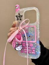 Load image into Gallery viewer, Hello Kitty iPhone Case with Pink Chain