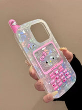 Load image into Gallery viewer, Hello Kitty iPhone Case with Pink Chain
