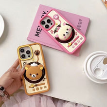 Load image into Gallery viewer, Cute Bear Music Player iPhone Case