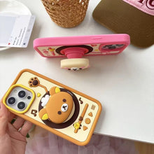 Load image into Gallery viewer, Cute Bear Music Player iPhone Case