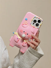 Load image into Gallery viewer, Piggy Bubble Pop iPhone Case