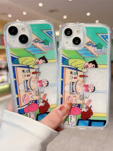 Load image into Gallery viewer, Crayon Shinchan in Winter iPhone Case
