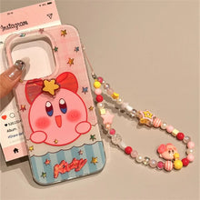 Load image into Gallery viewer, Star Kirby iPhone Case with Chain