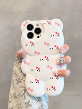Load image into Gallery viewer, 3D Hello Kitty iPhone Case