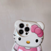 Load image into Gallery viewer, 3D Hello Kitty iPhone Case