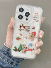 Load image into Gallery viewer, Jelly Cat In Winter Wonderland iPhone Case
