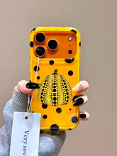 Load image into Gallery viewer, Yayoi Kusama Pumpkin iPhone/AirPods Case
