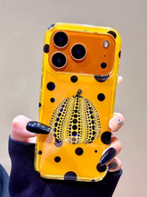 Load image into Gallery viewer, Yayoi Kusama Pumpkin iPhone/AirPods Case