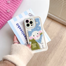 Load image into Gallery viewer, Embroidery Cute Sheep iPhone Case