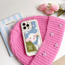 Load image into Gallery viewer, Embroidery Cute Sheep iPhone Case