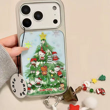 Load image into Gallery viewer, Sanrio Family Christmas iPhone Case with Charm