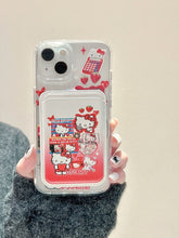 Load image into Gallery viewer, Hello Kitty Magsafe Wallet iPhone Case
