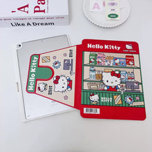 Load image into Gallery viewer, Hello Kitty Grocery Store iPad Case with Pencil Holder