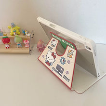 Load image into Gallery viewer, Hello Kitty Grocery Store iPad Case with Pencil Holder