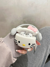 Load image into Gallery viewer, Hello Kitty Wearing Headphone AirPods Case