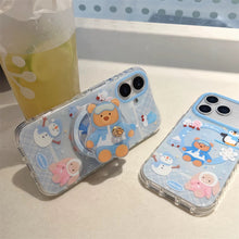 Load image into Gallery viewer, Bartholomew Bear Snow Suit Magsafe iPhone Case