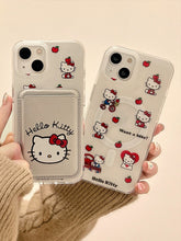 Load image into Gallery viewer, Hello Kitty Magsafe Cardholder iPhone Case