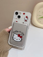 Load image into Gallery viewer, Hello Kitty Magsafe Cardholder iPhone Case