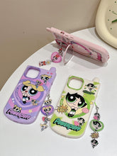 Load image into Gallery viewer, Powerpuff Girls iPhone Case with Mirror