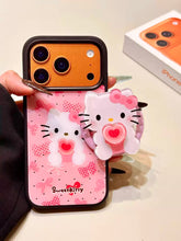 Load image into Gallery viewer, Pink Heart Hello Kitty Magsafe iPhone Case