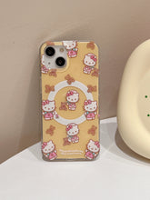 Load image into Gallery viewer, Hello Kitty and Cutie Bear-y Magsafe iPhone Case