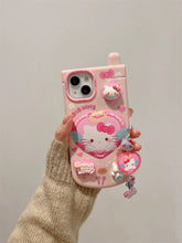 Load image into Gallery viewer, Sanrio Family iPhone Case with Makeup Mirror