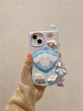 Load image into Gallery viewer, Sanrio Family iPhone Case with Makeup Mirror