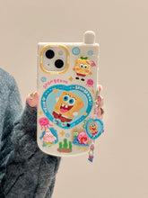 Load image into Gallery viewer, SpongeBob with Makeup Mirror iPhone Case