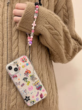 Load image into Gallery viewer, Cute Powerpuff Girl iPhone Case with Chain