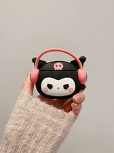 Load image into Gallery viewer, Kawaii Kuromi and Melody AirPods Case
