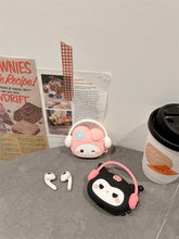 Load image into Gallery viewer, Kawaii Kuromi and Melody AirPods Case