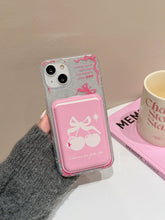 Load image into Gallery viewer, Sweet Cherry Magsafe Cardholder iPhone Case