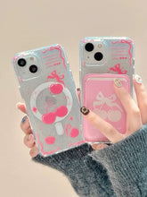 Load image into Gallery viewer, Sweet Cherry Magsafe Cardholder iPhone Case