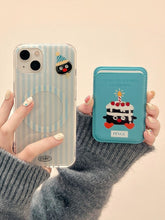 Load image into Gallery viewer, Pingu Penguin Magsafe Cardholder iPhone Case