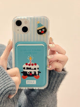 Load image into Gallery viewer, Pingu Penguin Magsafe Cardholder iPhone Case