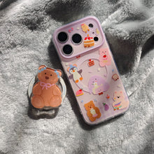 Load image into Gallery viewer, Purple Bartholomew Bear Magsafe iPhone Case