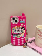 Load image into Gallery viewer, Anime Powerpuff Girl iPhone Case