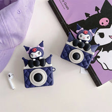 Load image into Gallery viewer, 3D Kuromi Camera AirPods Case