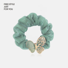 Load image into Gallery viewer, Butterfly Hair Scrunchies Bun Maker