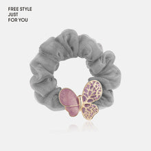 Load image into Gallery viewer, Butterfly Hair Scrunchies Bun Maker